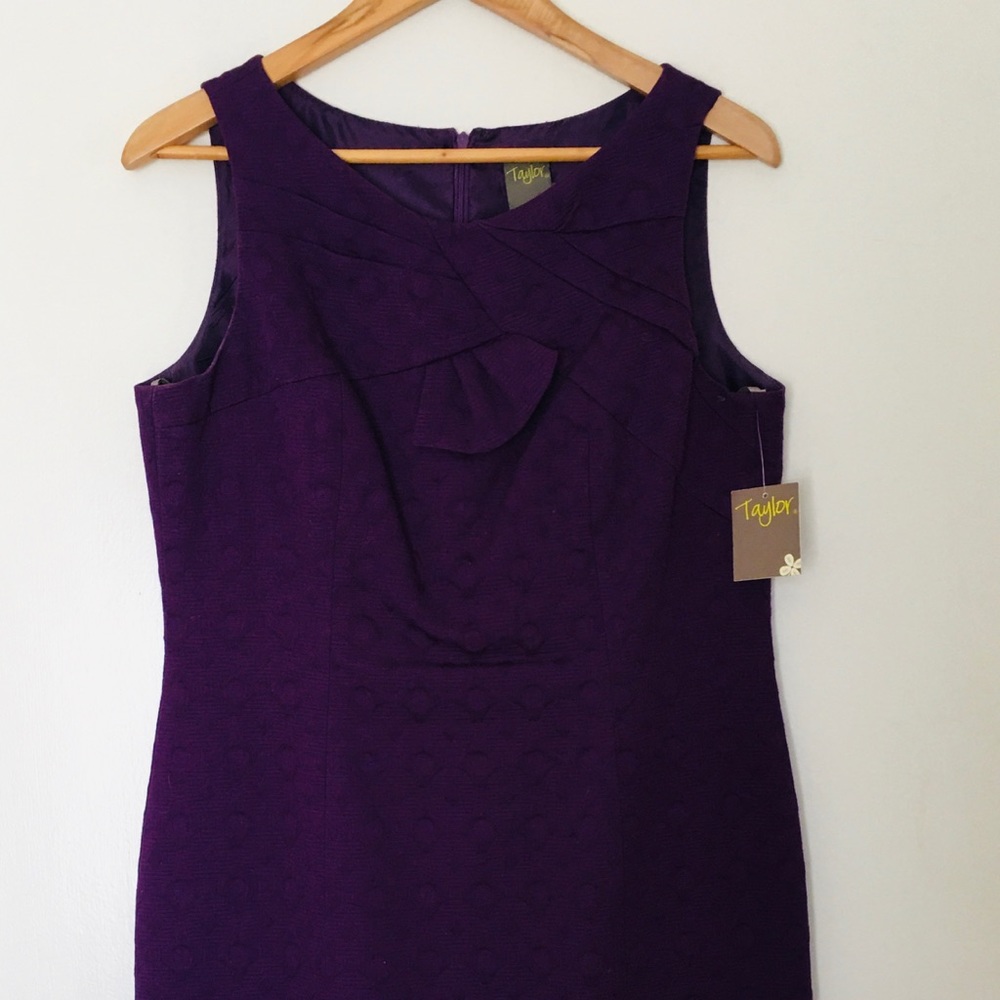 Taylor purple casual dress size 12